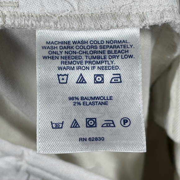 NEW Lands End Pants Womens 14 khaki beige straight leg casual - Picture 7 of 10